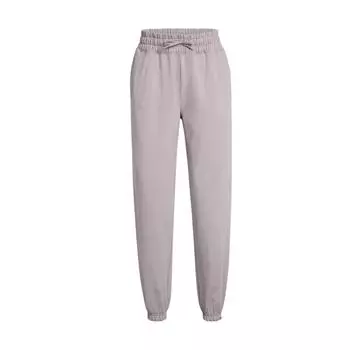 Under Armour Meridian Drawstring Cuffed Warm Knit Sports Pants Women bottoms Fatigue-Gray 1389520-015 S