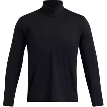Under Armour Meridian Training Running Long Sleeve Breathable T-Shirt Men Tops Black 1387905-001 M
