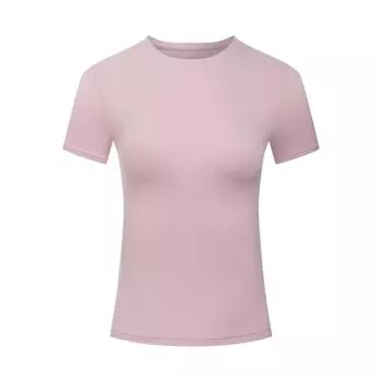 Under Armour Meridian Удобная Классическая Стильная Однотонная Универсальная Дышащая Футболка с Коротким Рукавом Женские Топы Розовый 6000341-647 S