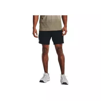 Under Armour Meridian Удобные Мягкие Легкие Однотонные Повседневные Шорты Мужские шорты Черные 1386977-001 L