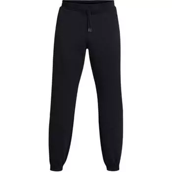 Under Armour Mid Rise Drawstring Solid Color Casual Pants Men bottoms Black 1389479-001 XL