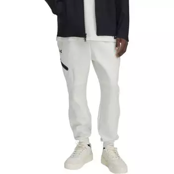 Under Armour Mid Rise Logo Loose Fit Jogger Pants Men Bottoms Stone 1379808-279 XL