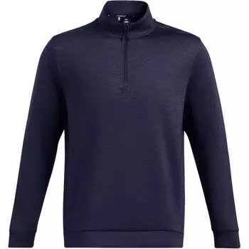 Under Armour Midlayer Drive Series Loose Quick-Dry Fashionable Versatile Hoodie Men hoodies Midnight-Navy 1387124-410 M