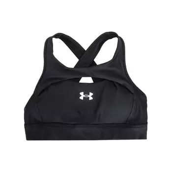 Under Armour Многослойная майка средней интенсивности с логотипом и принтом, женские топы, черный цвет 1374528-001 XS