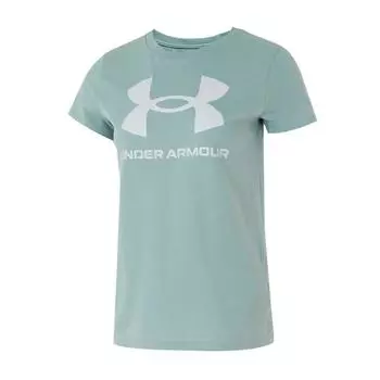 Under Armour Модная футболка-пуловер с круглым вырезом и короткими рукавами Женские футболки Зеленый 1356305-348 S