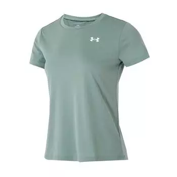 Under Armour Модная Удобная Дышащая Футболка с Коротким Рукавом Женские топы Зеленый 1384231-348 XS