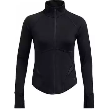 Under Armour Модная женская куртка с длинным рукавом на молнии, черная 1386403-001 M