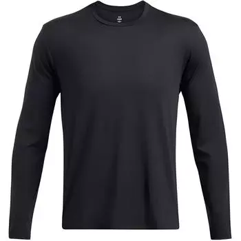 Under Armour Motion Comfortable Round Neck Pullover Sweat-Wicking Breathable Long Sleeve T-Shirt Men T-Shirts Black 1387390-001 XL