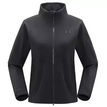 Under Armour Mountaineering Series Camping Casual Soft Shell Waterproof Windproof Breathable Durable Sports Jacket Women Jackets 14321124-0020 XS