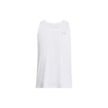 Under Armour Мягкий, легкий, дышащий, впитывающий пот, майка с круглым вырезом, мужская, белая, 1382585-100 L