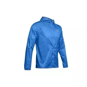 Under Armour Мужская быстросохнущая беговая куртка Мужская куртка Ярко-синяя 1326597-464 XXL