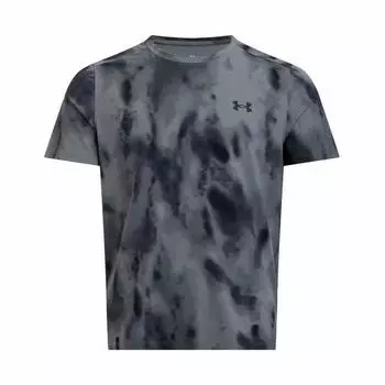 Under Armour Мужская дышащая футболка с коротким рукавом для бега серии Launch Elite Cool, топы, титаново-серый 1389804-024 M