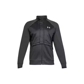 Under Armour Мужская куртка Pick Up The Pace с однотонным воротником-молнией, черная 1317478-019 S