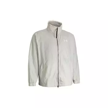 Under Armour Мужская куртка с длинным рукавом и воротником-стойкой с логотипом на молнии, серо-коричневая 1387995-114 L