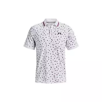 Under Armour Мужская рубашка-поло для гольфа с принтом в виде звезд, белая 1370091-100 XL