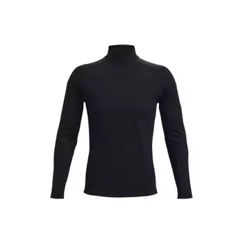 Under Armour Rush Series Solid High-Wall Sports T-Shirt Men Tops Black 1366059-001 S