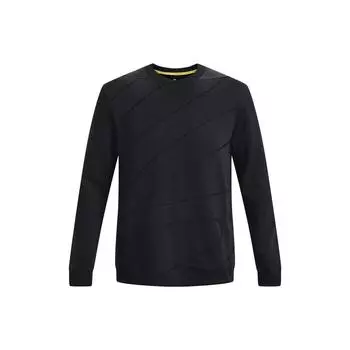Under Armour Мужская толстовка Curry Series Solid Color Crewneck Sweatshirt Black 1377404-001 S