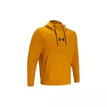 Under Armour Мужская толстовка с капюшоном Apollo Sportstyle Printed Woven, золотисто-желтая 1360730-711 M