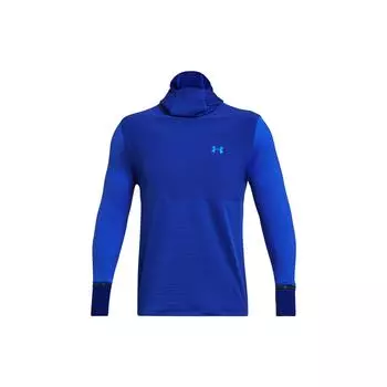 Under Armour Мужская толстовка с капюшоном Qualifier ColdGear, синяя 1379306-400 M