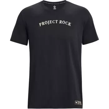 Under Armour Мужская тренировочная футболка Johnson Series с буквенным принтом, черная 1379749-001 XXL
