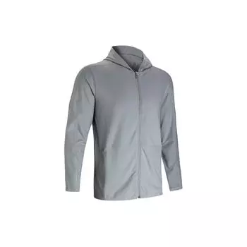 Under Armour Мужская тренировочная куртка Meridian Solid Color Hooded, серая 1379674-011 M