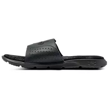 Under Armour Мужские кроссовки Ignite 7 Graphic Strap Slide Pitch Grey Black 3026025-100 40