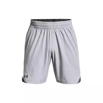 Under Armour Мужские шорты с логотипом Woven Series, однотонные, серые, 1362289-011 M