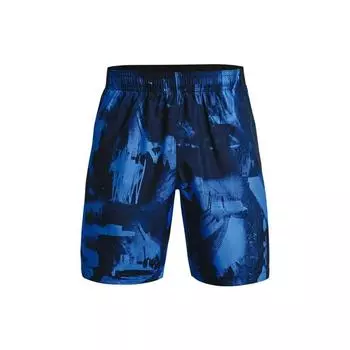 Under Armour Мужские шорты Woven Series с дышащим принтом и принтом, темно-синие 1361436-408 XL