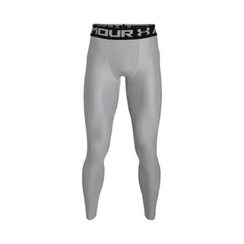Under Armour Мужские тренировочные леггинсы HeatGear® с принтом логотипа в виде буквы, серые 1289577-011 S
