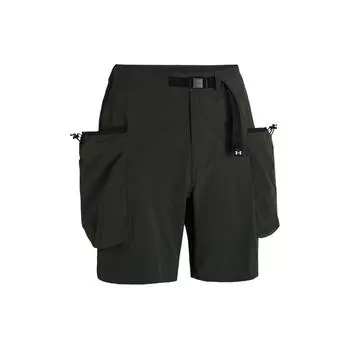 Under Armour Нашивка с логотипом Urban Outdoor Series, повседневные свободные шорты-карго с карманами, мужские шорты цвета барокко-зеленый 1387985-310 M