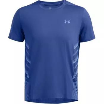 Under Armour Navy Running Sports Crew Neck Short Sleeve T-Shirt Men T-Shirts 1376518-432 M