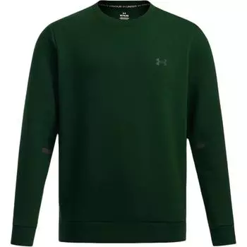 Under Armour Неудержимая мода свободный круглый вырез длинный рукав толстовка мужская толстовка лесной зеленый 1381688-301 M