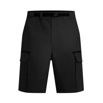 Under Armour Неудержимая практичная модная горная одежда для улицы, простые свободные водонепроницаемые дышащие повседневные шорты, мужские шорты, черные 1390257-001 XL