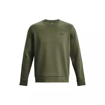 Under Armour Неудержимый флисовый свитер с логотипом и принтом в виде круга, длинный рукав, мужская толстовка, цвет морской волны 1381688-390 XXL