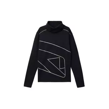 Under Armour Облегающая толстовка с капюшоном для бега, мужская толстовка, черная 1365672-001 XL