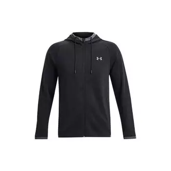 Under Armour Однотонная двусторонняя тренировочная куртка на молнии для мужчин, черная 1379659-001 M