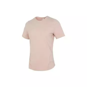 Under Armour Однотонная дышащая футболка с круглым вырезом и коротким рукавом реглан для женщин, топы Lotus 1361053-664 S