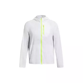 Under Armour однотонная дышащая куртка с капюшоном и длинным рукавом женские куртки белые 1381881-100 S