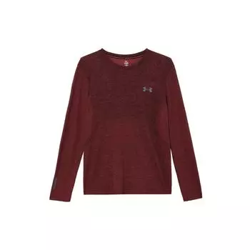 Under Armour Однотонная футболка для фитнеса с длинным рукавом для тренировок, мужская, красная 1375693-814 XL