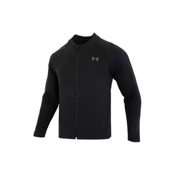 Under Armour однотонная куртка для бега и фитнеса, мужские куртки, черные 1383426-001 M