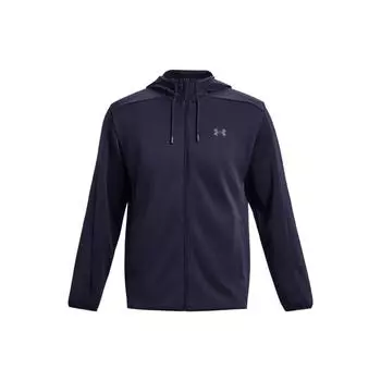Under Armour однотонная куртка с капюшоном и длинными рукавами, мужская верхняя одежда, синяя 1378824-410 XL
