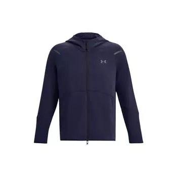 Under Armour Однотонная куртка с капюшоном на молнии Мужские куртки Синий 1379806-410 XXL