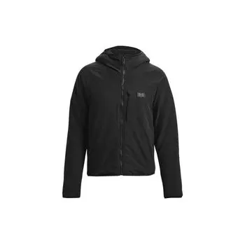 Under Armour Однотонная куртка с капюшоном на молнии с логотипом, женская, черная 1373289-001 M