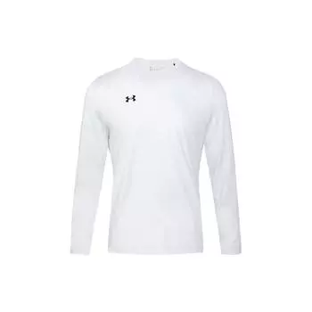 Under Armour Однотонная облегающая повседневная спортивная футболка с круглым вырезом и длинным рукавом для мужчин, белая 22600307-100 XXL