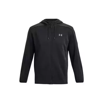 Under Armour Однотонная повседневная куртка с капюшоном на молнии, мужские куртки, черная 1378824-001 M