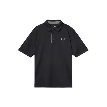 Under Armour однотонная повседневная рубашка-поло для гольфа мужские топы черные 1290140-001 L