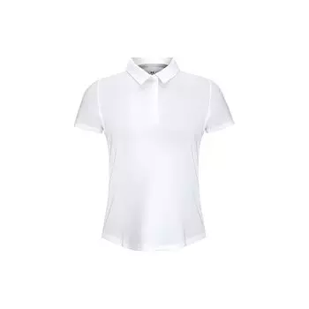 Under Armour Однотонная повседневная рубашка-поло Slim Fit для женщин, топы, белый цвет 1383612-100 S