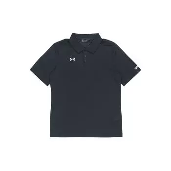 Under Armour однотонная повседневная спортивная рубашка-поло с дышащей тканью и отложным воротником мужские топы черные 21500537-001 L