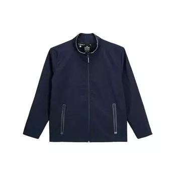 Under Armour Однотонная повседневная водонепроницаемая куртка для гольфа с длинным рукавом, мужские куртки темно-синего цвета 1383150-410 XL