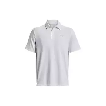 Under Armour Однотонная рубашка-поло для гольфа с коротким рукавом, мужская, белая 1378673-100 XXL
